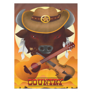 Country Music Guitar Tafelkleed