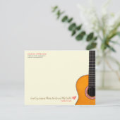 'Country Music is Three Chords' Note Cards (CMA's) Kaart (Staand voorkant)