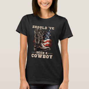 Country Music Line Dance had moeten cowboy zijn T-shirt