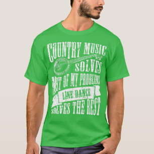 Country Music Line Dance Westerne Dance T-shirt