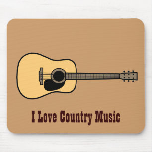Country Music Mousepad Muismat