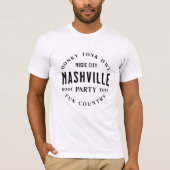 Country Music Nashville Bar Tri-Blend T-shirt (Voorkant)