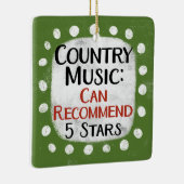 Country Music Review 5 sterren Ornament (Rechts)