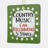 Country Music Review 5 sterren Ornament (Links)