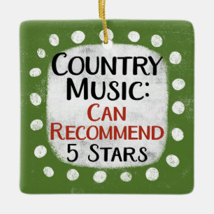 Country Music Review 5 sterren Ornament