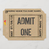 Country Music Tailgate Party Kaart (Voorkant / Achterkant)