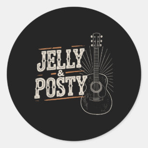 Country Music Tour Mannen Dames Outfit _1 Ronde Sticker