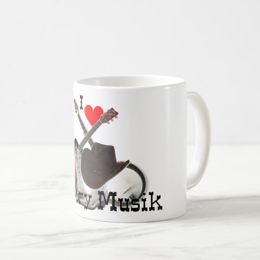 country musik koffiemok (Voorkant rechts)