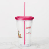 country muziek, akoestische gitaar, Rozen, cowboy  Acryl Drinkbeker (Voorkant)