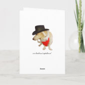 Country muziek & de Personaliseerbare Verjaardag Kaart (Achterkant)