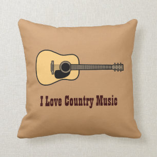 Country muziek kussen