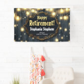 Country Night Light Custom Pensioen Party Banner (Insitu)