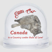 Country of Canada by RoseWrites Sneeuwbol (Achterkant)