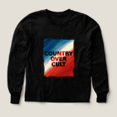 Country Over Cult – Patriotic Paint Streaks (Voorkant)