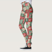 Country patchwork christmas pattern leggings (Links)