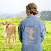 Country Pet en laarzen Cowgirl Denim Jacket