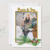 Country Photo Kerstmis Kaart (Voorkant)