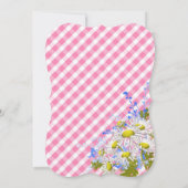 Country picknick met Daisy Bouquet Verjaardag Uitn Kaart (Achterkant)