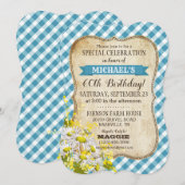 Country picknick met Daisy Bouquet Verjaardag Uitn Kaart (Voorkant / Achterkant)