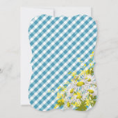 Country picknick met Daisy Bouquet Verjaardag Uitn Kaart (Achterkant)