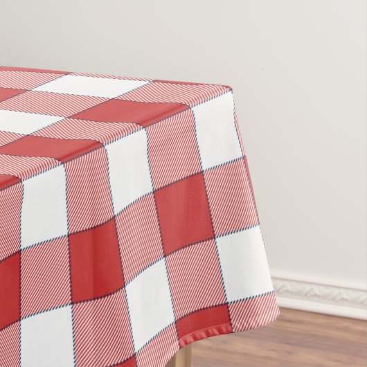 Country Picnic Red Gingham Tafelkleed (Voorbeeld)