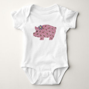 Country Pig Jersey Bodysuit