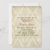 Country Place bloementheekopjes Bruids Tea Party Kaart (Achterkant)