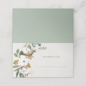 Country Pumpkin Thanksgiving Dinner Place Cards Plaatskaartje (Buitenkant ongevouwen)