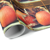 Country Pumpkins Herfst gepersonaliseerd Cadeaupapier (Rol Hoek)
