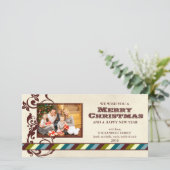 Country Ranch Kerstkaart (Staand voorkant)