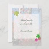 Country Road bedankkaartje Bedankkaart (Achterkant)