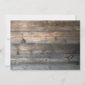 Country Road bruiloft uitnodiging (Achterkant)