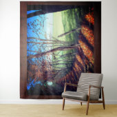 Country Road Fijn Kunst Landschapsprint Wandkleed (In situ)