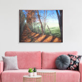 "Country Road" Fine Art Landschap Canvas Afdruk (Insitu (Woonkamer))