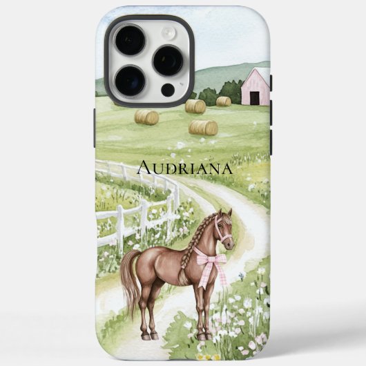country road horse Case-Mate iPhone case (Achterkant)