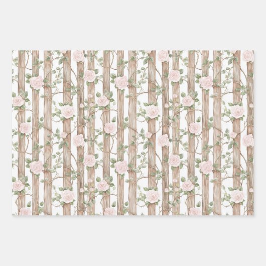 Country Road Horse Cowgirl Pet Verjaardag Inpakpapier Vel (Voorkant 2)