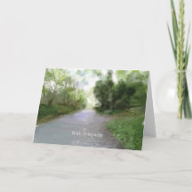 Country Road Sympathy Card