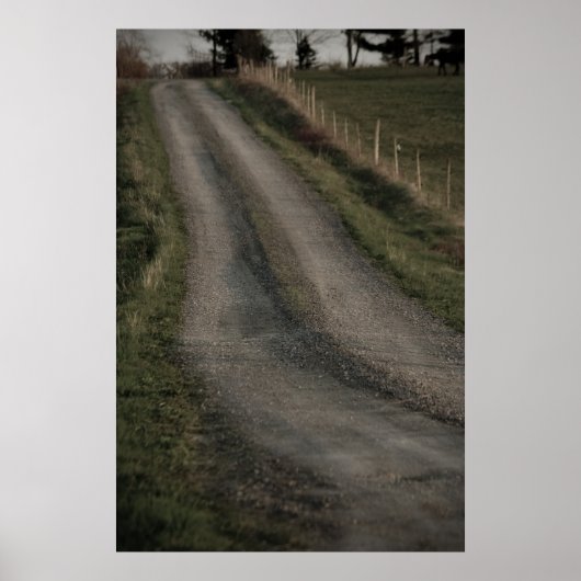 Country Road Take Me Home Afdrukken Poster (Voorkant)