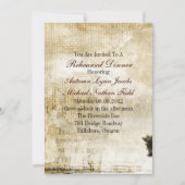 country Road western bruiloft repesial Dinner Kaart (Voorkant)