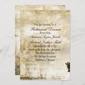 country Road western bruiloft repesial Dinner Kaart (Voorkant / Achterkant)