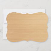 Country rood gemetseld potje maid of honor kaart (Achterkant)