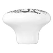  country-roster decor knop (Zijkant)