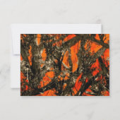 Country Rustic Antlers Camo RSVP (Achterkant)