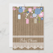 Country Rustic Baby shower Invitation Kaart (Voorkant)