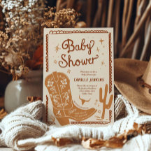 Country Rustic Boy Baby shower Uitnodiging