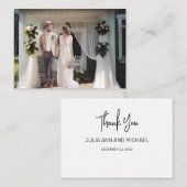 Country Rustic Cottage Weddenschap Foto Hartelijk  Notitiekaartje (Voorkant / Achterkant)