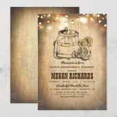 Country Rustic Cowboy laarzen Verjaardagsfeest Kaart (Voorkant / Achterkant)