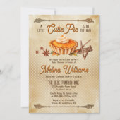 Country Rustic Een beetje Cutie Pie Baby shower Kaart (Voorkant)