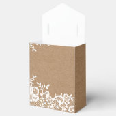 Country Rustic Lace Wedding Thank You Bedankdoosjes (Geopend)