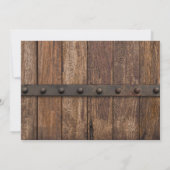 Country Rustic Lavendel Mason Jar Vrijgezellenfees Kaart (Achterkant)